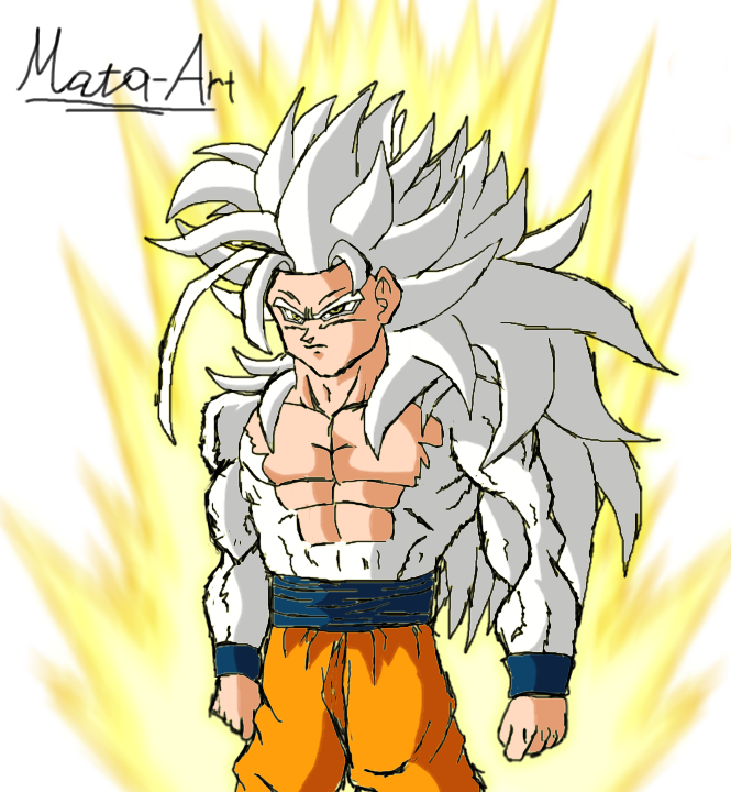 SSJ5 Xeno Goku Render by MohaSetif on DeviantArt