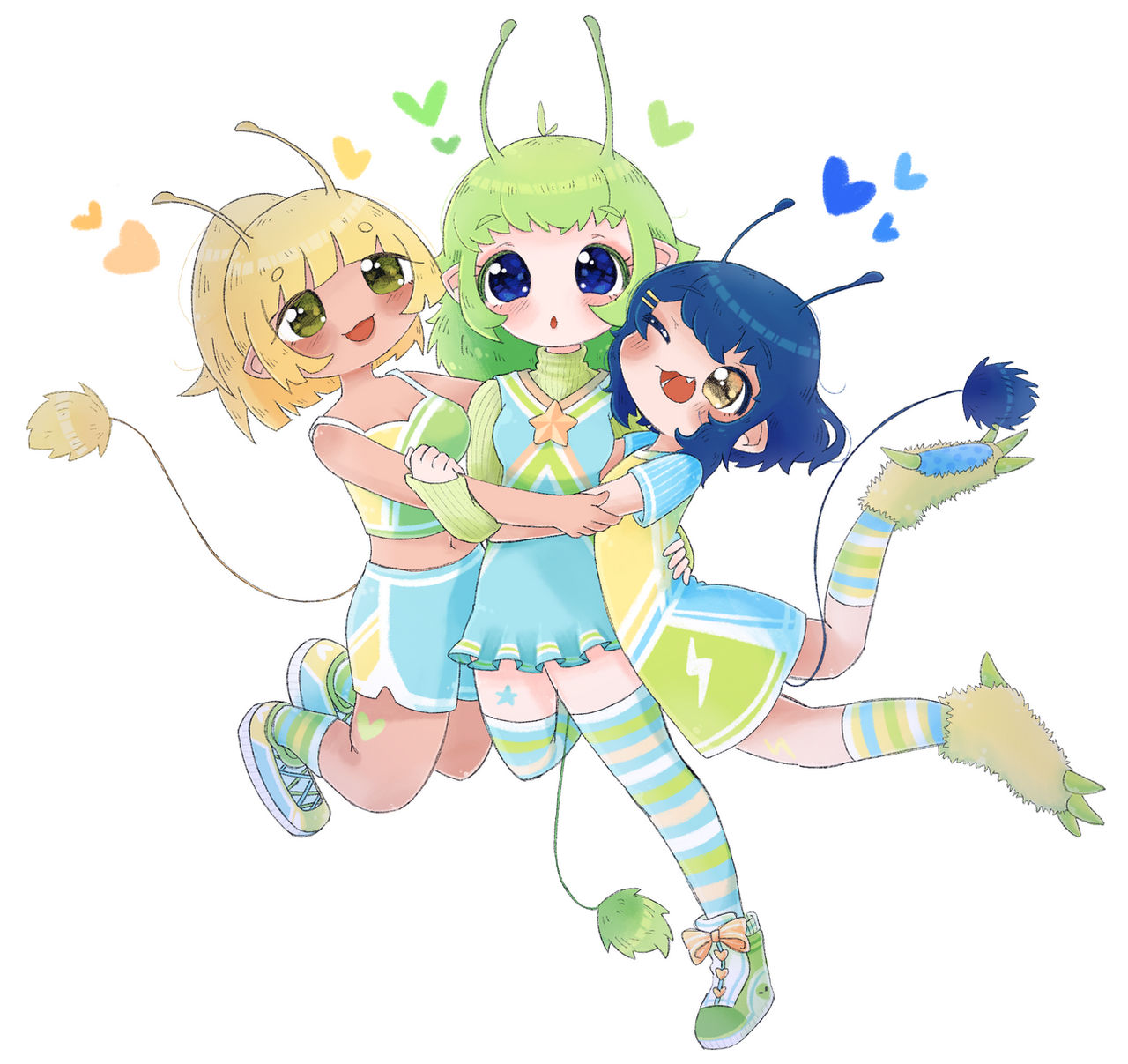 Alien friends by Ferretidol on DeviantArt