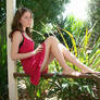 Coral Dress, Outside Stock 06