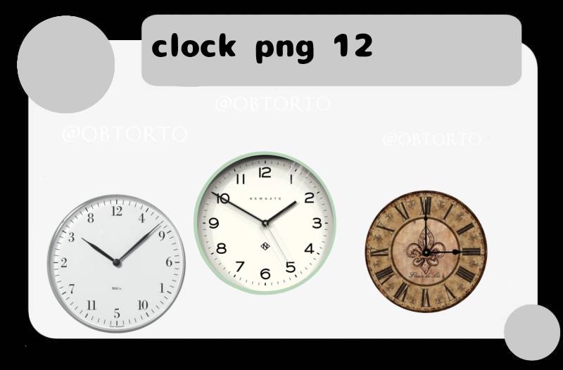 Clocks PNG by obtorto on DeviantArt