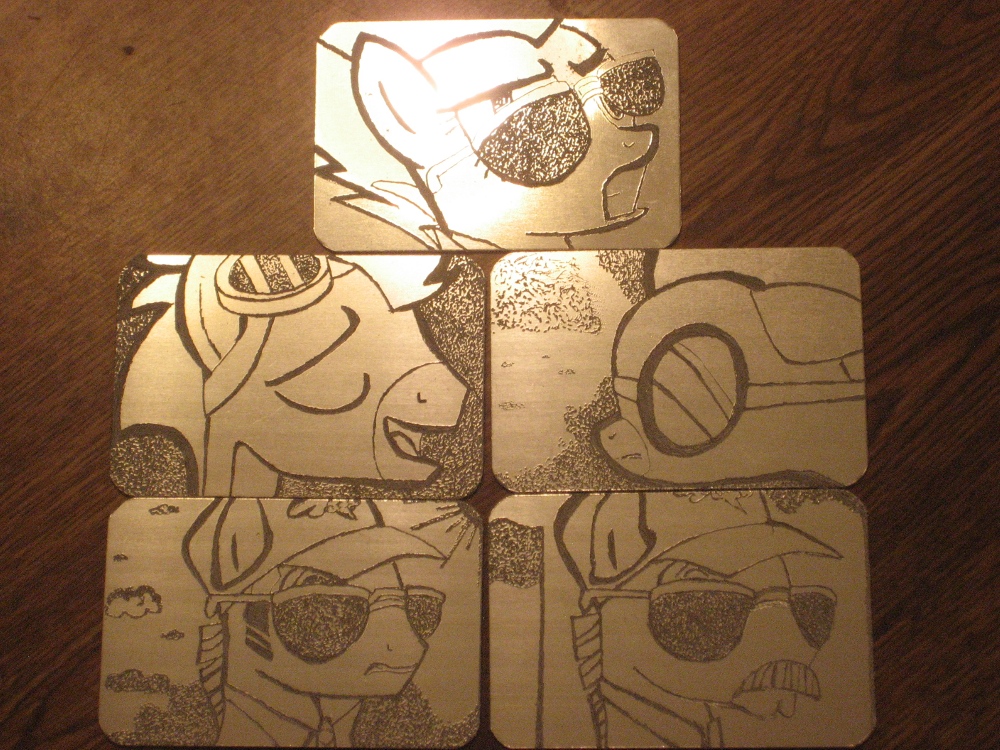 Wonderbolts Engraved Cards