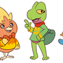 Pokemon Crossing Gen 3 Starters