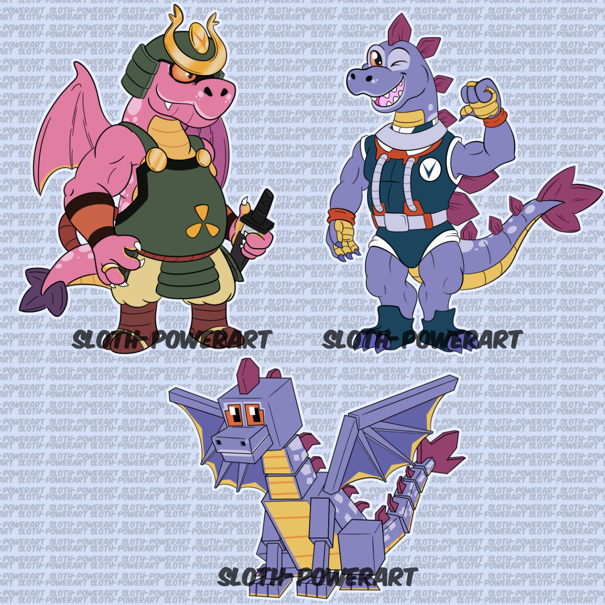 Vector Variants Part 2 - Commission by Sloth-Power on DeviantArt