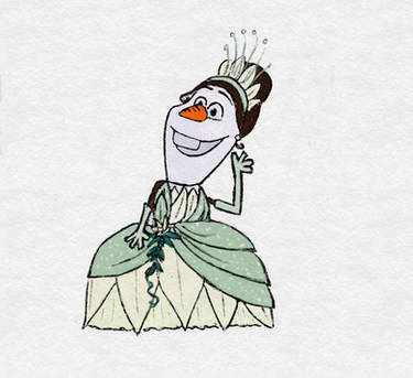 Olaf as Tiana