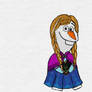 Olaf as Anna