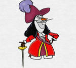 Olaf as Captain Hook