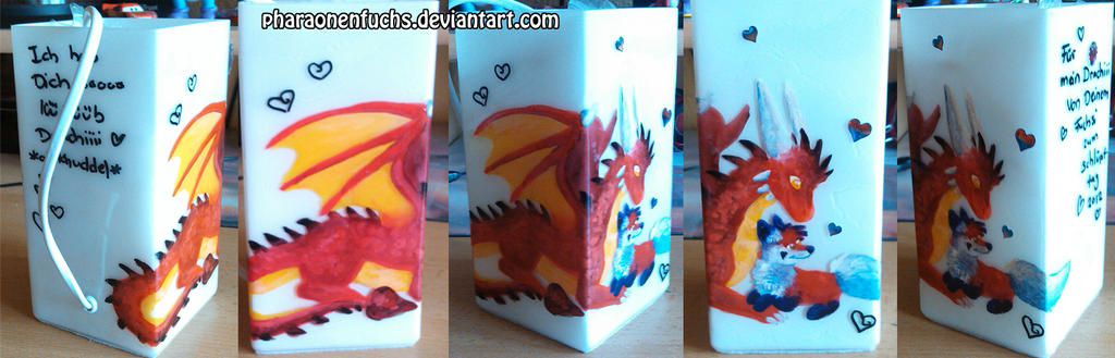 A painted Lamp for Drachi