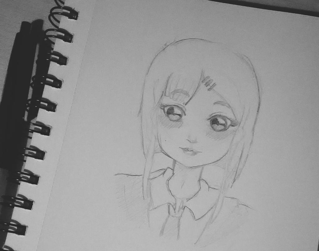 Anime girl sketch (Doll style) by IMsleepyy on DeviantArt Anime girl sketch (Doll style) by IMsleepyy on DeviantArt