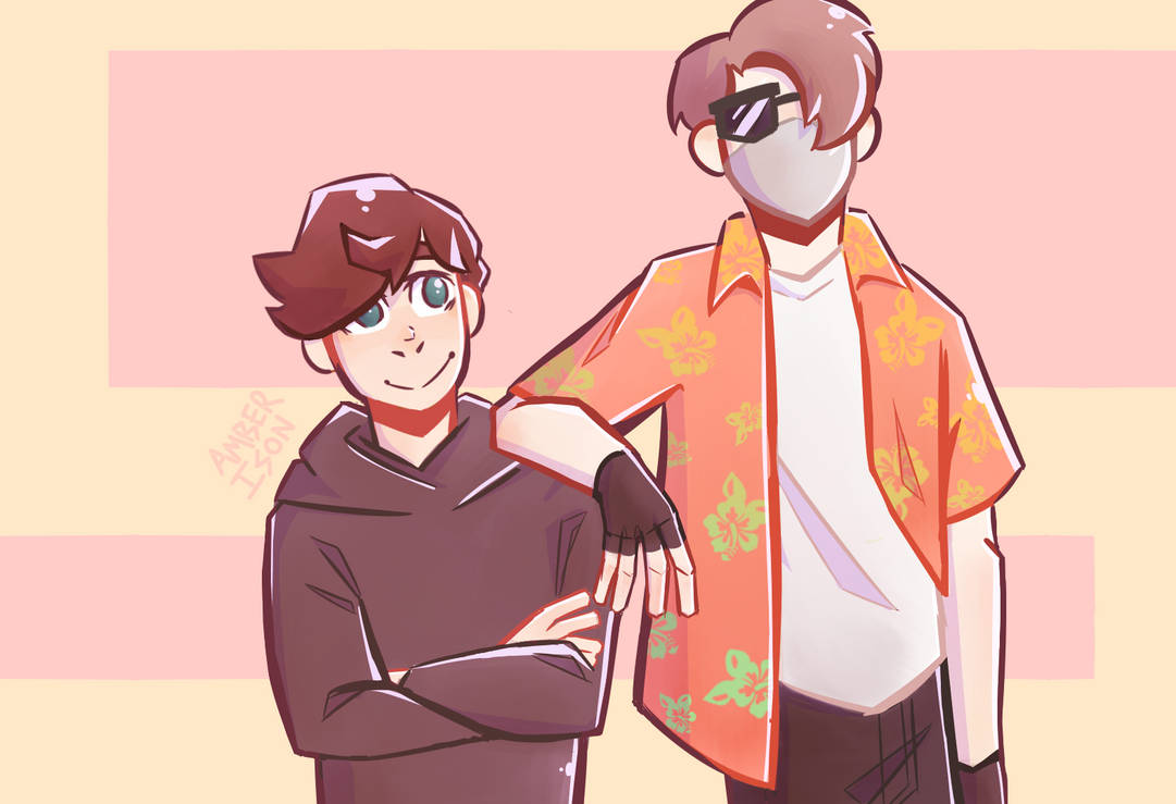 Ranboo And Tubbo by ambersillustration on DeviantArt