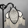 Dot Matrix Victorian Lampshade by Elegance Lamps