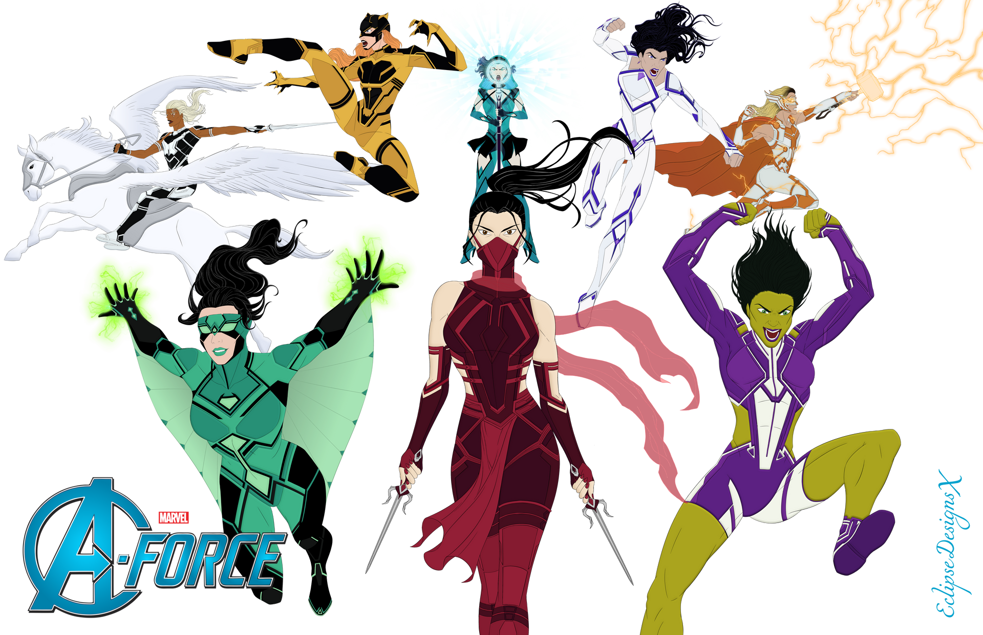 Athin Force A-Force by EclipseDesignsX on DeviantArt