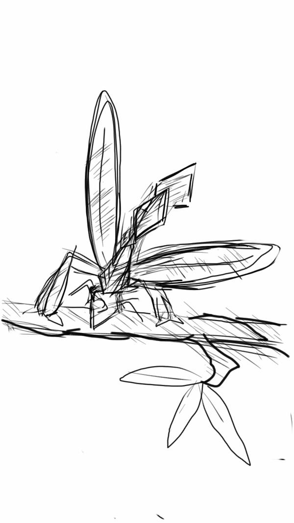 Flying Insect Persective Drawing FLYING INSECT by MouthTorso on DeviantArt