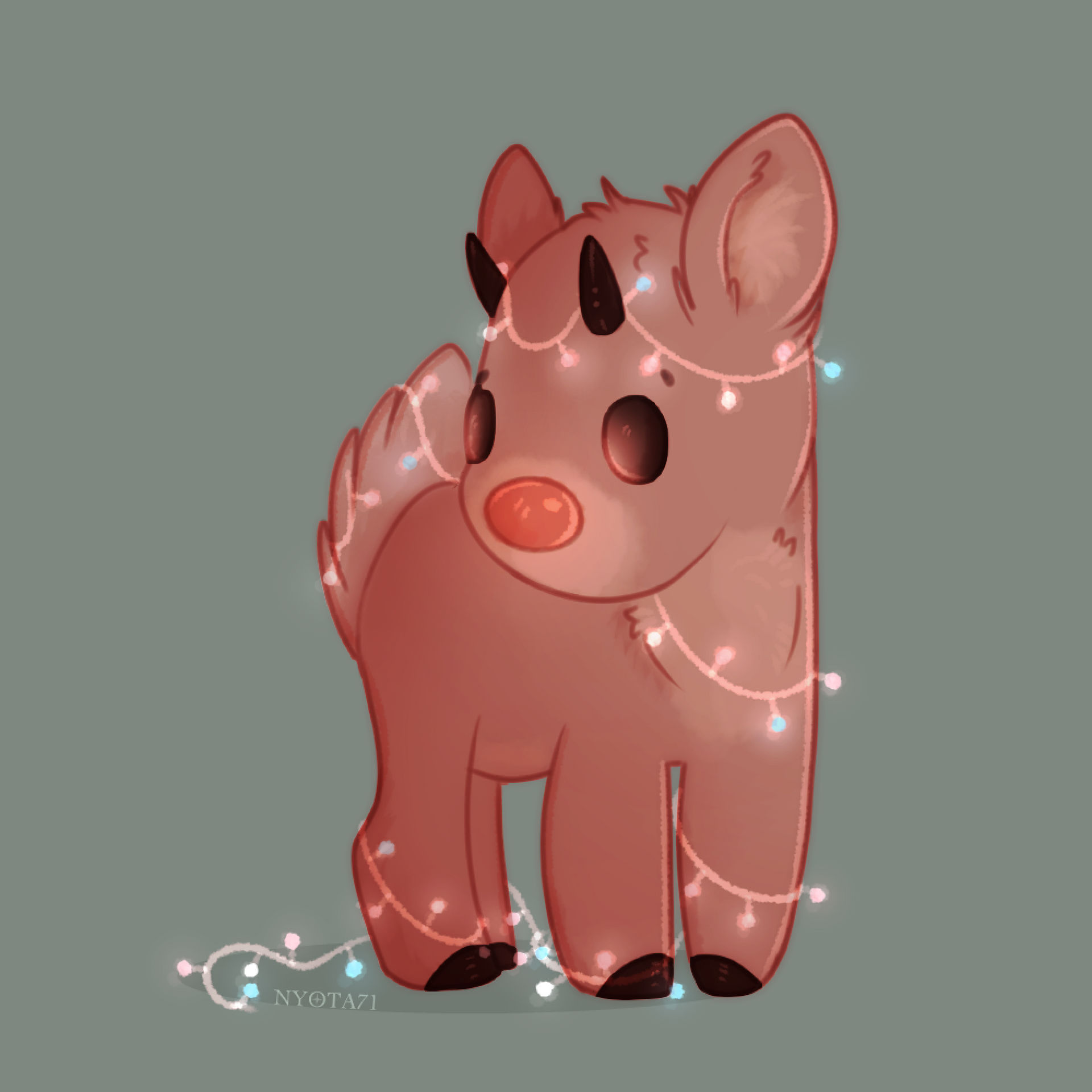 rudolph the red nosed reindeer by Nyota71 on DeviantArt