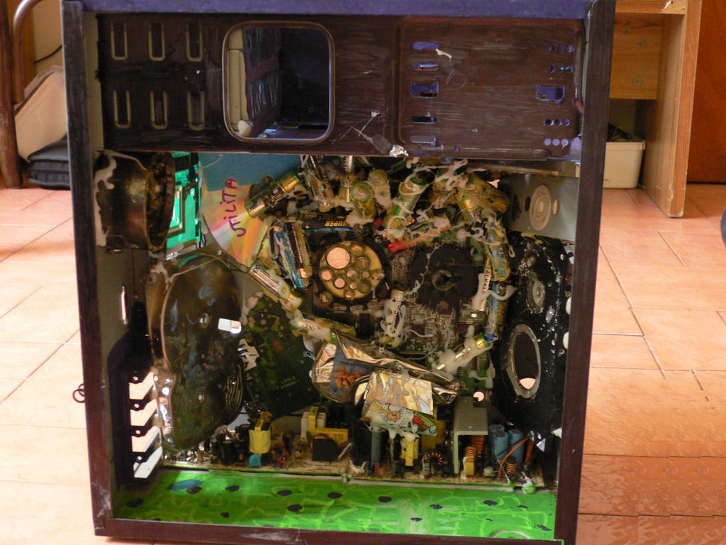 Computer Destruction by KernaDesign on DeviantArt