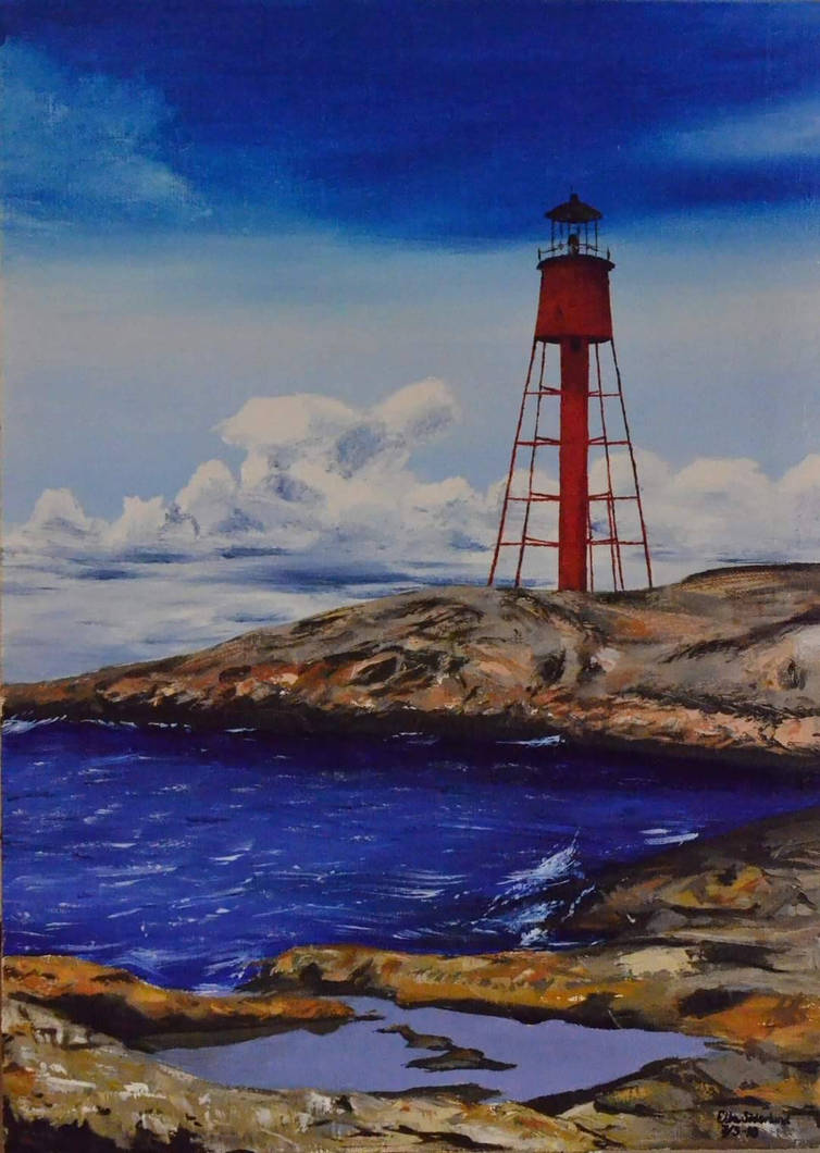 The lighthouse by soderlundellaskonst on DeviantArt