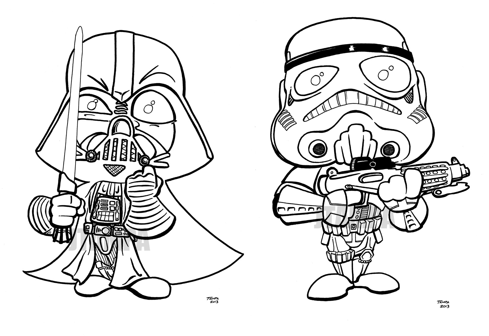 Darth Vader / Stormtrooper