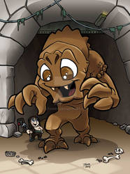 Rancor and his keeper, Malikili