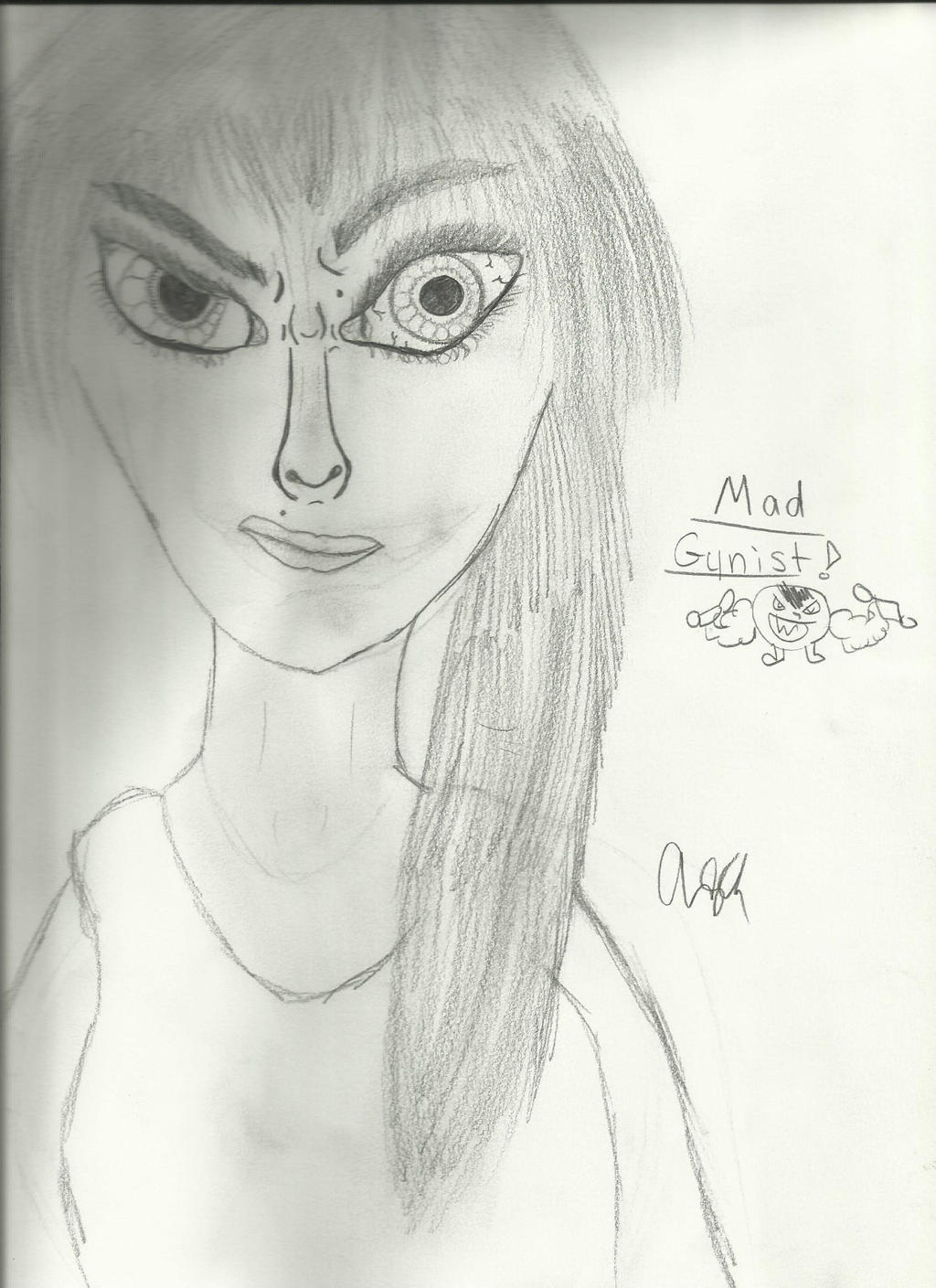Angry muscle girl by markfitch12 on DeviantArt