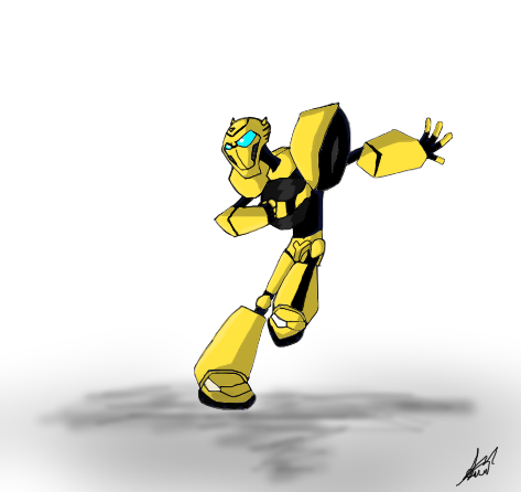 Bumblebee in battle mode