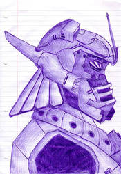 mecha robot,an old sketch of mine