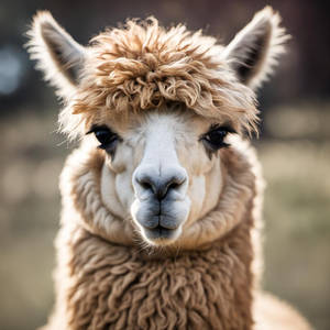 Portrait Of An Alpaca