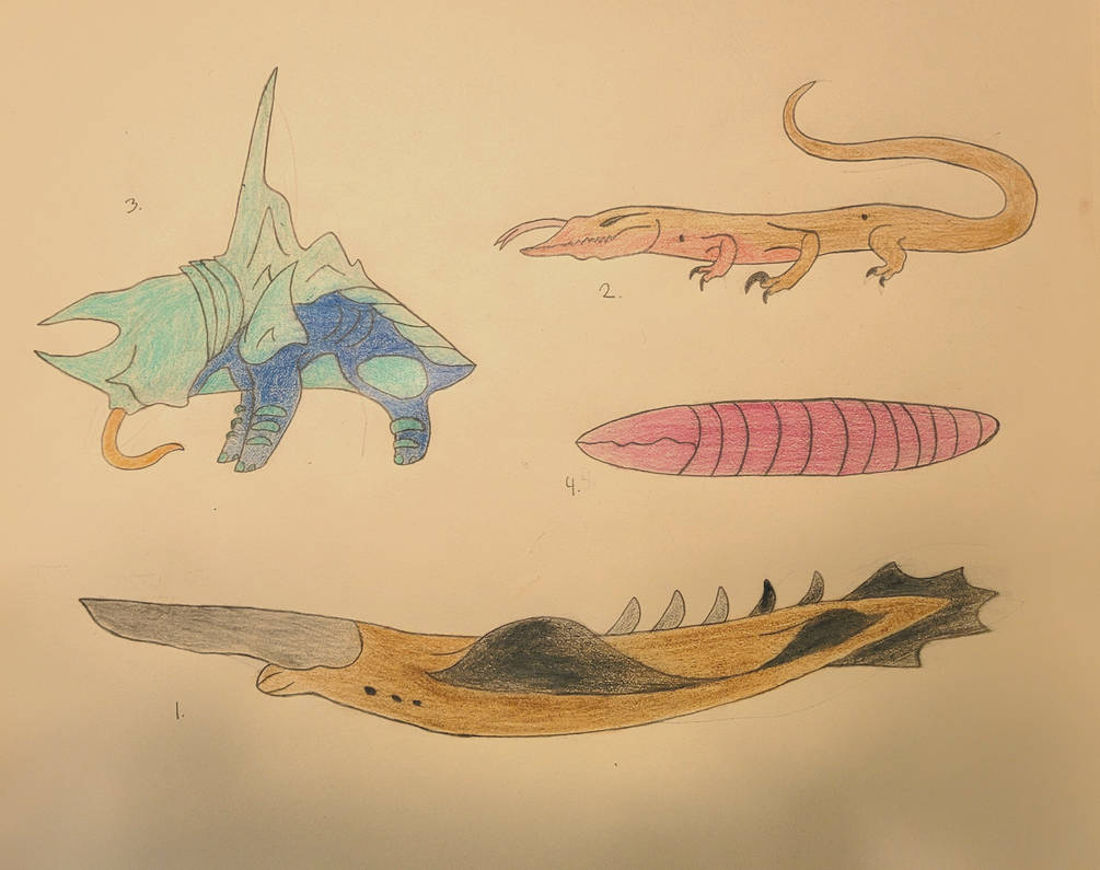 Lesser Life Form Lifeforms of alternate biochemistries by Draconic-Imagineer on DeviantArt