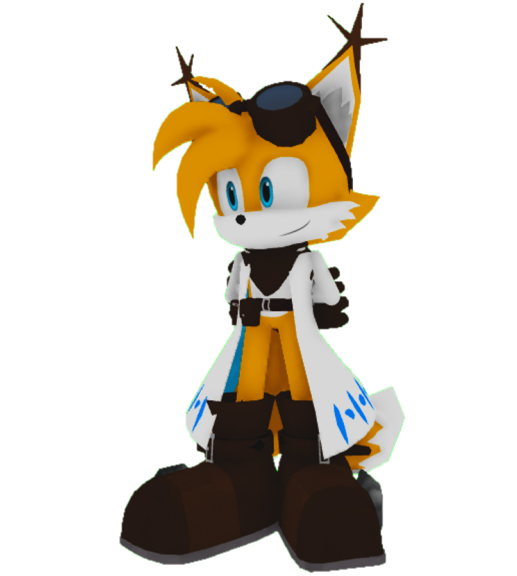 Universe 6 Tails - Lab Coat Idle by DarkShadowsLeagueYT on DeviantArt