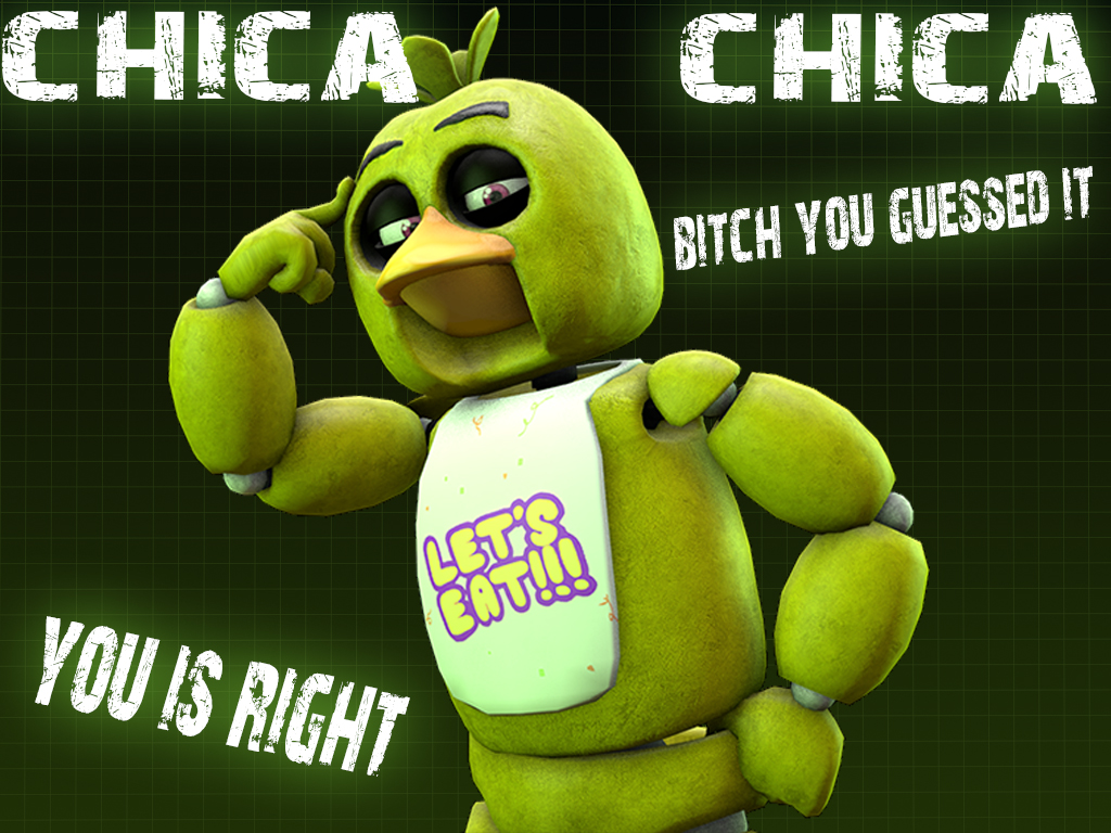 Withered Chica jumpscare frame by XSlayerXP on DeviantArt