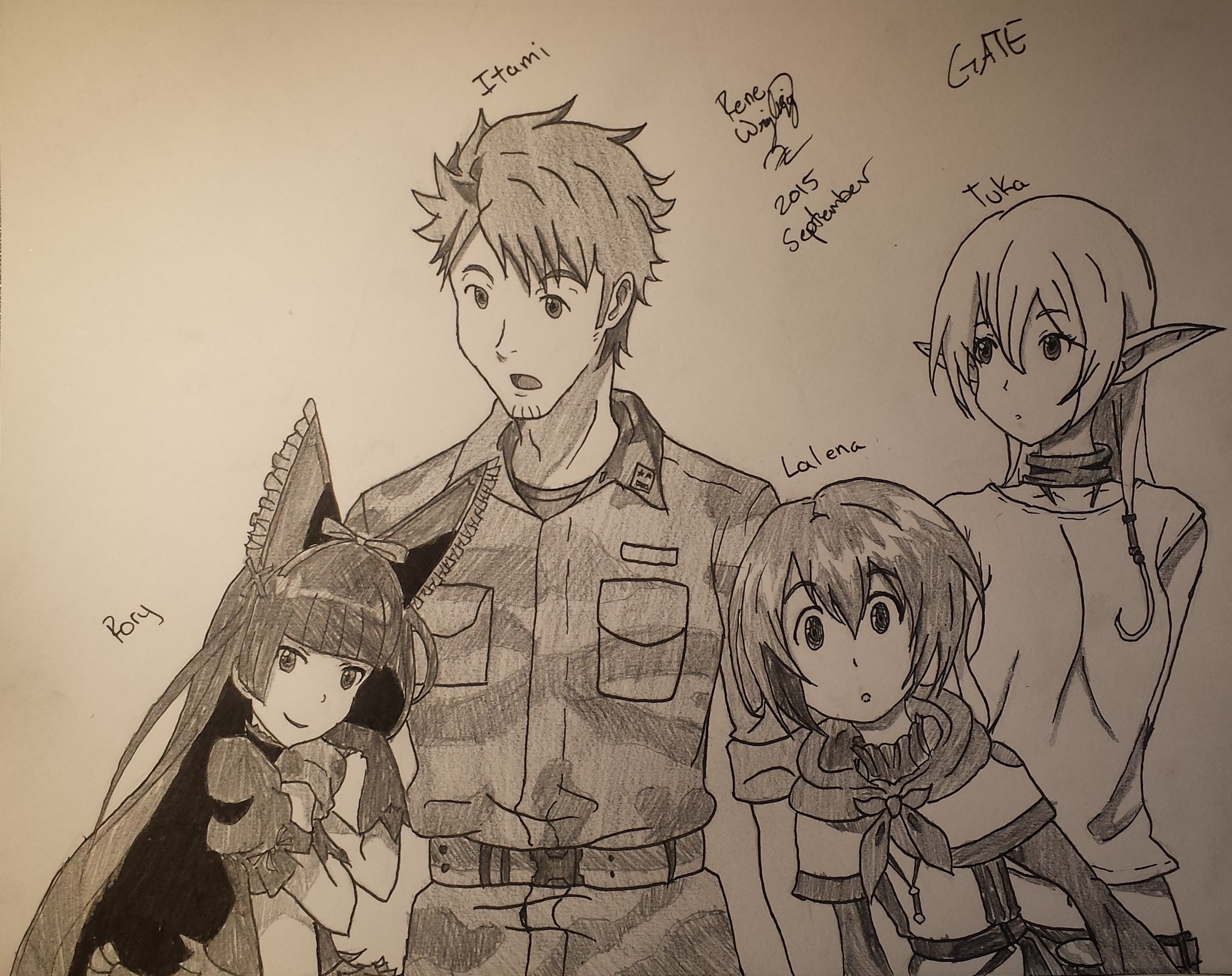 Gate: Main Characters