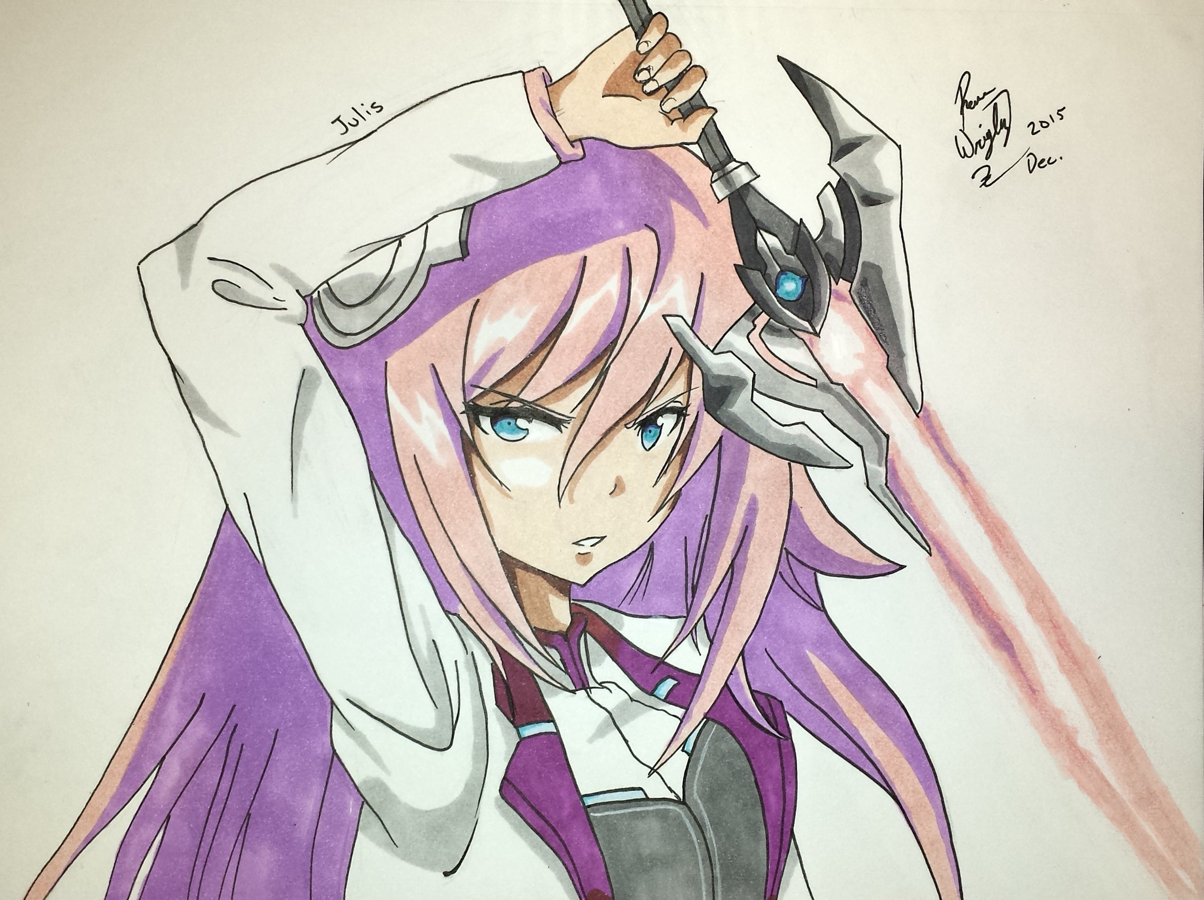 Julis-Alexia Wikia Gakusen Toshi Asterisk by MetaL--Art on DeviantArt