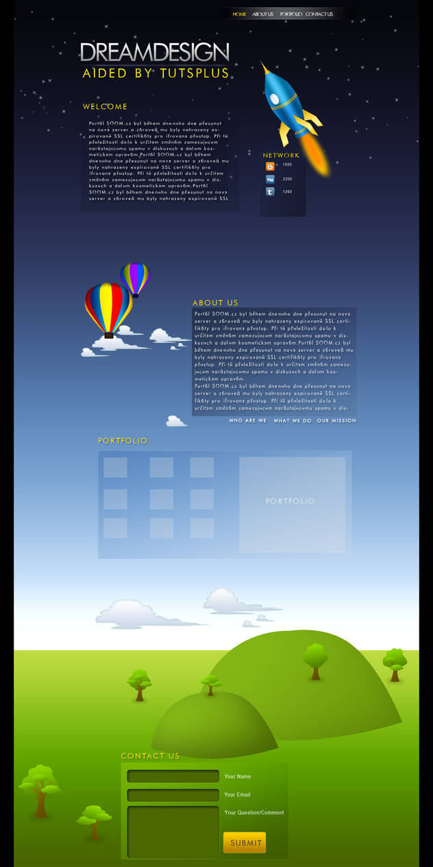 Design Tutsplus Comc TutsPlus Illustration Site by Dream-WebFX on DeviantArt
