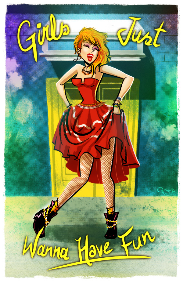 - Girls Just Wanna Have Fun + timelapse video by sergio-quijada