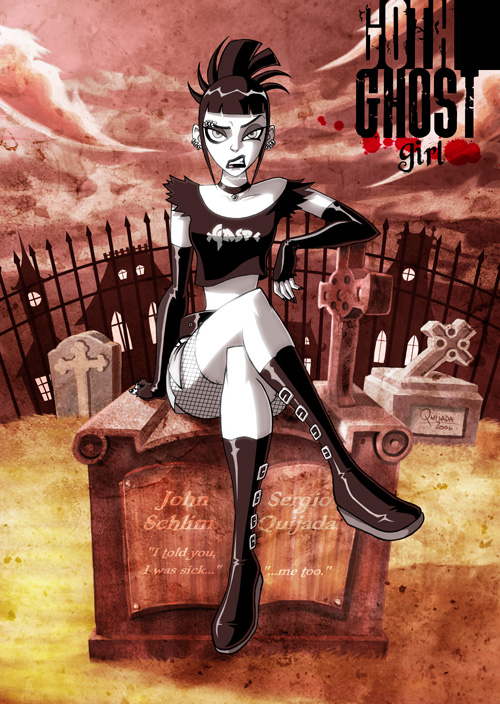 - Goth Ghost Girl - Color by sergio-quijada on DeviantArt