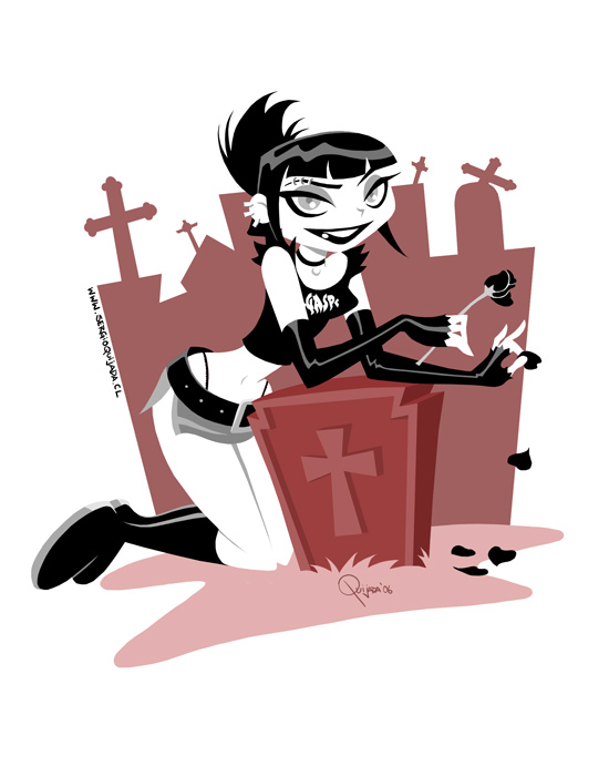 Goth Ghostforce Deviantart - Goth Ghost Girl - Cartoon by sergio-quijada on DeviantArt