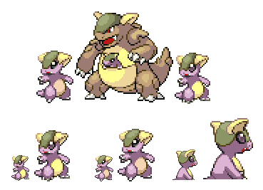 Baby Kangaskhan Sprites