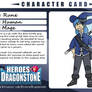 Heros Of Dragonstone Character Card: Rune