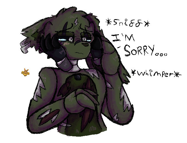 Springtrap Sad Springtrap Crying (Roblox) by WerewolfPoison on DeviantArt