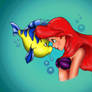 Ariel and Flounder