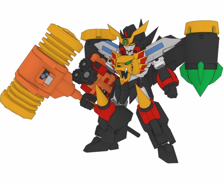 The King of Braves GaoGaiGar SD Goldymarg Free R