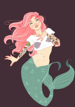 Hipster Ariel is hip