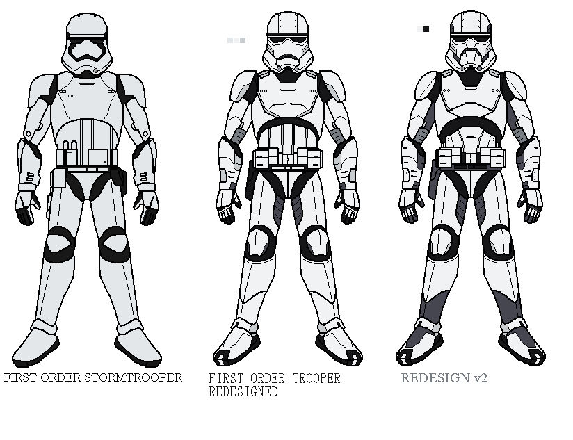 First Order Stormtrooper REDESIGNED by dreddex on DeviantArt