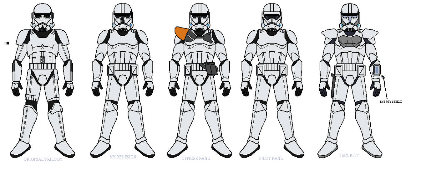 Normal Stormtrooper IMPERIAL STORMTROOPER Redesigned by dreddex on DeviantArt