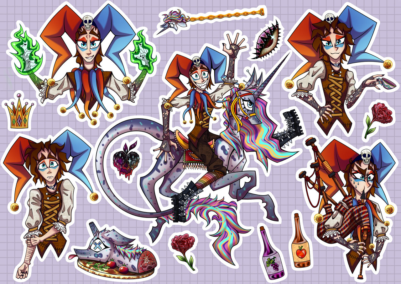 Jester Sticker Sticker Packj JESTER by Kristian-Valentine on DeviantArt
