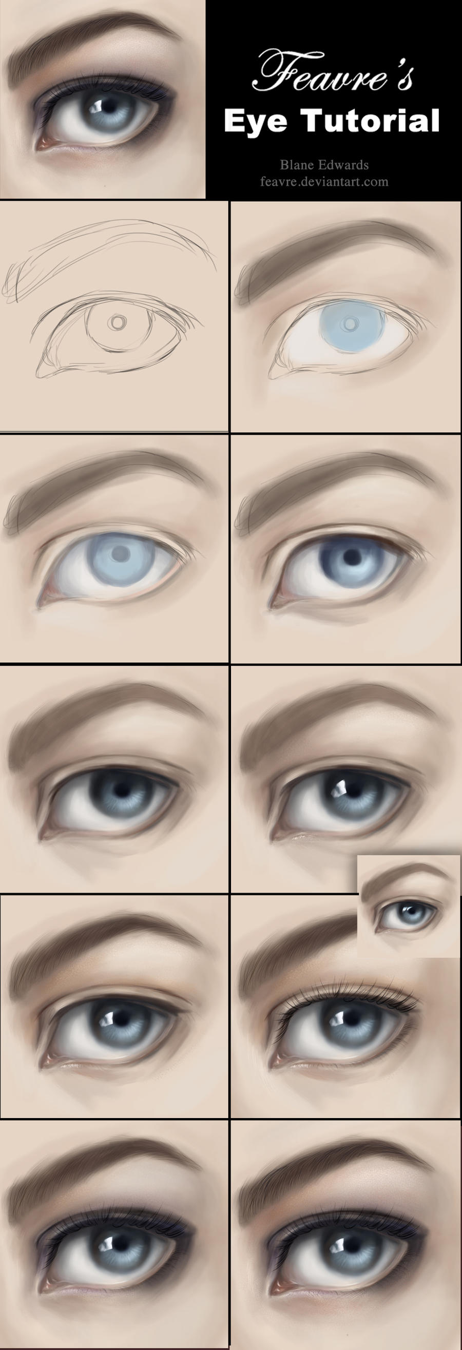 How to Paint Realistic Eyes Tutorial