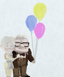 Carl and Ellie from Pixar's Up