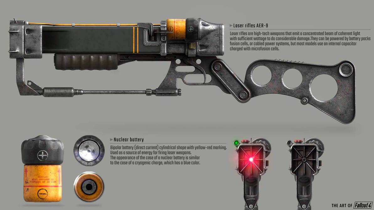 Fallout 4 laser rifle фото 5