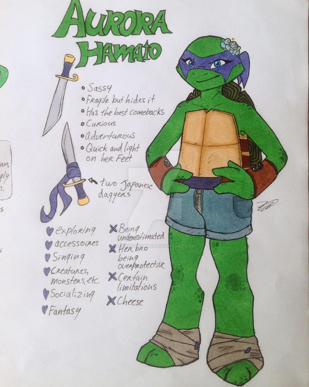 TMNT oc: Aurora Hamato by frostdreams on DeviantArt