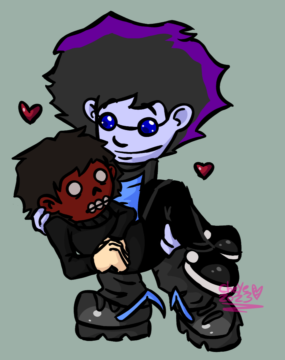 Kevin x streber (spooky month) by ShadowthehEDGEhog239 on DeviantArt