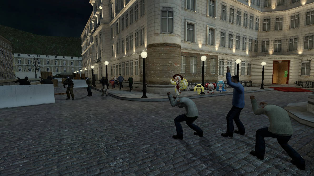 Gmod Running Animation (GMOD) Run it's the masked shooters! by NikoCentralAU on DeviantArt
