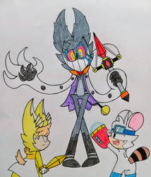 Nyla and Kitt Vs Chaotix